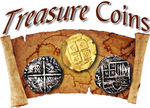 Coins from Shipwreck Treasure