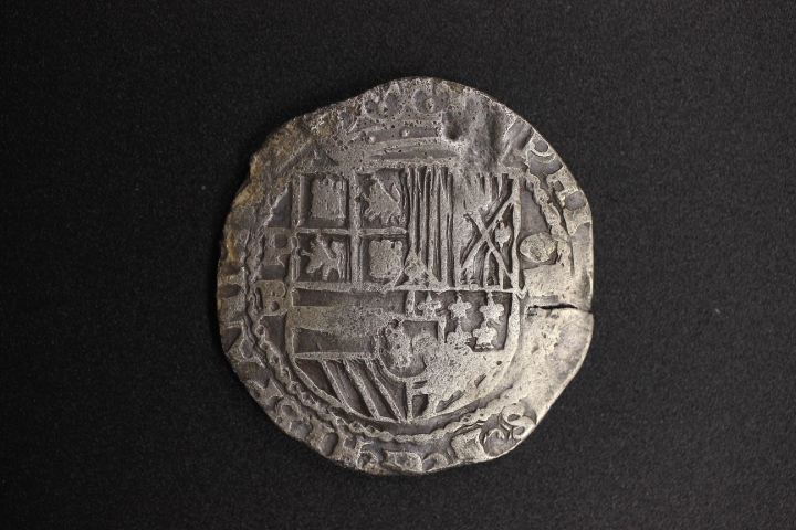 Treasure coin, Unknown Shipwreck, eight reales, 2024392