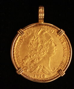 "Clive of India Treasure", Four escudos, pendant, 2015102