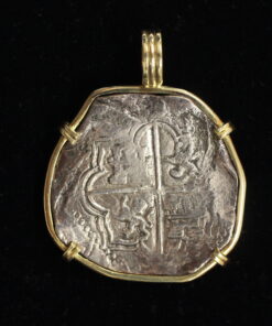 Unknown shipwreck, 8 reales mounted, 2025236