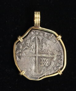 Unknown shipwreck, 8 reales mounted, 2025253