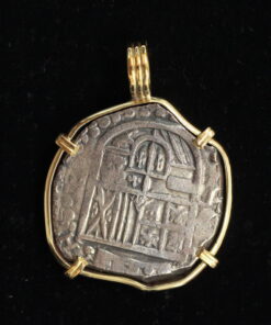 Unknown shipwreck, 8 reales mounted, 2025253 - Image 3