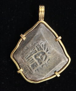 Unknown shipwreck, 8 reales mounted, 2025254 - Image 3