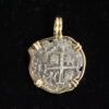 Unknown shipwreck, 1 real mounted in Gold, 2026101