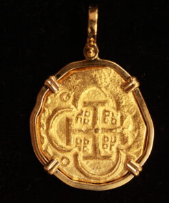 Unknown shipwreck, 4 escudos mounted in Gold, 2026148