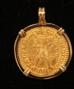 Akerandam shipwreck 1724 Ducat mounted, 2026176