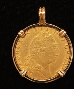 Piedmont (Lyme Bay) shipwreck 1794 Guinea mounted, 2026182