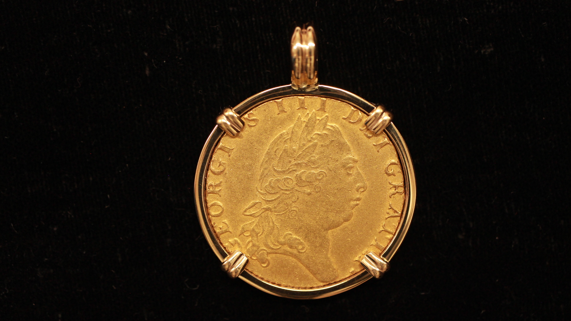 Piedmont (Lyme Bay) shipwreck 1794 Guinea mounted, 2026182